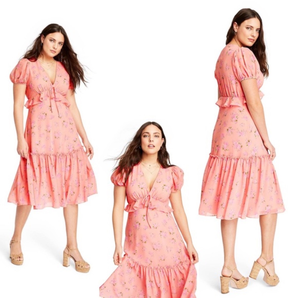 New LoveShackFancy Fleur Midi Dress
